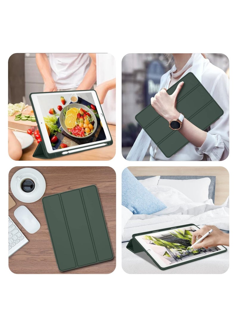 MIGOFAST iPad 9.7 Case 2018 2017 Model 6th 5th Generation Smart Cover with Pencil Holder and Soft Baby Skin Silicone Back and Full Body Protection Auto Wake Sleep Cover - Image 3