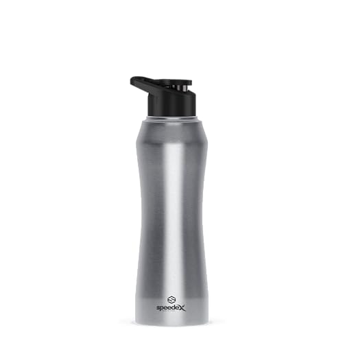 Speedex Stainless Steel Matt Water Bottle 1 Litre with Sipper Cap – Leak-Proof, Durable, Lightweight | Ideal for Office, School, Travel | Single Bottle (1000ml) - Image 1