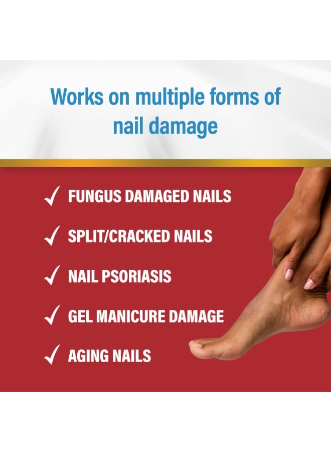 Kerasal كيراسال إصلاح الأظافر متعدد الأغراض، حل للأظافر المتغيرة اللون والتالفة، 0.43 أونصة سائلة - Image 2