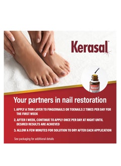 Kerasal Kerasal Multi-Purpose Nail Repair, Nail Solution for Discolored and Damaged Nails, 0.43 fl oz  - Image 4