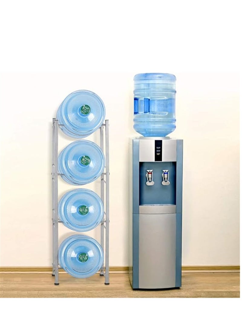 Generic - Water Bottle Storage,4 Tier Water Bottle Holder Shelf Heavy Duty Water Bottle Stand Storage for Home Kitchen and Office - Image 1