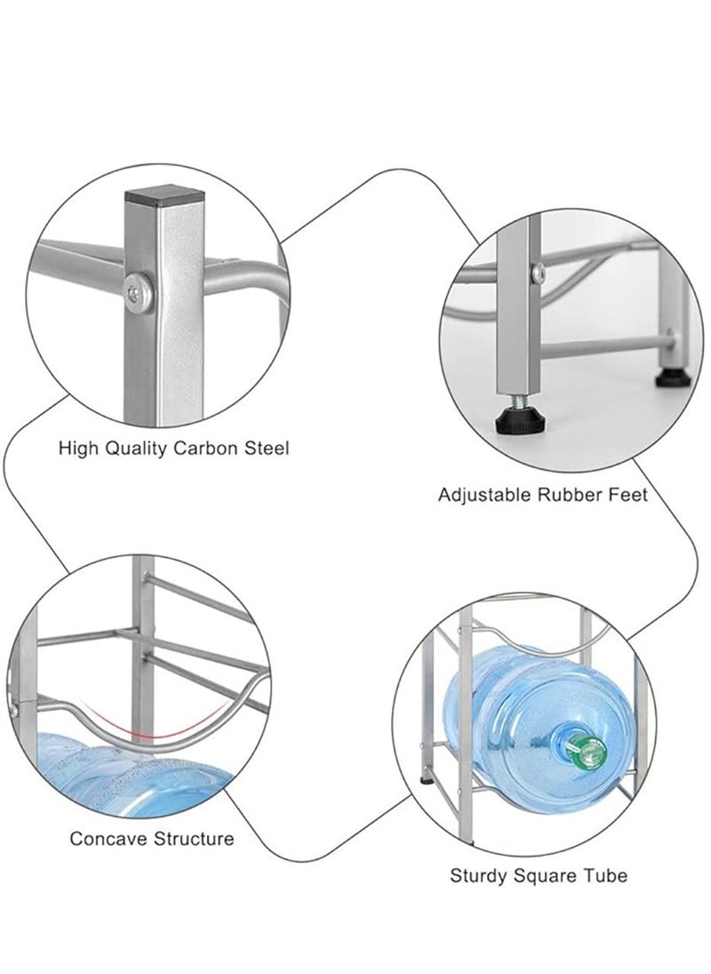 Generic - Water Bottle Storage,4 Tier Water Bottle Holder Shelf Heavy Duty Water Bottle Stand Storage for Home Kitchen and Office - Image 1