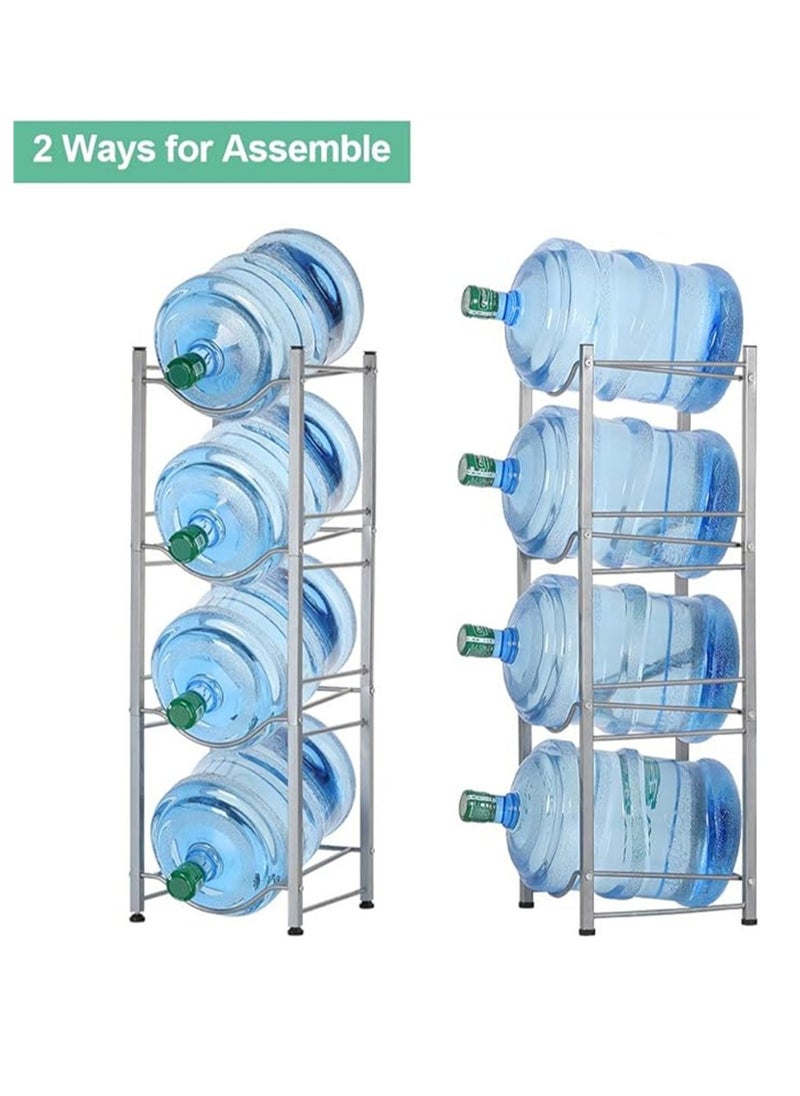 Generic - Water Bottle Storage,4 Tier Water Bottle Holder Shelf Heavy Duty Water Bottle Stand Storage for Home Kitchen and Office - Image 1
