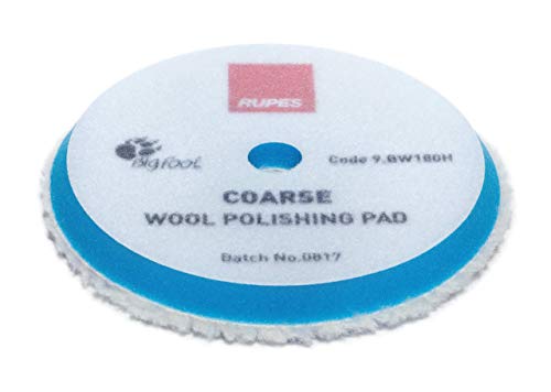 Rupes 6.75" (170MM) Blue COARSE Wool PAD, 9.BW180H - Image 5