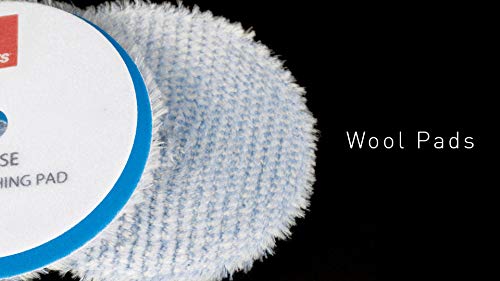 Rupes 6.75" (170MM) Blue COARSE Wool PAD, 9.BW180H - Image 2