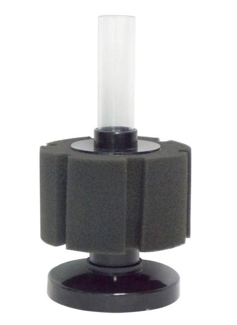 KW Zone E-Jet Aquarium Fish Tank Single Sponge Filter Black