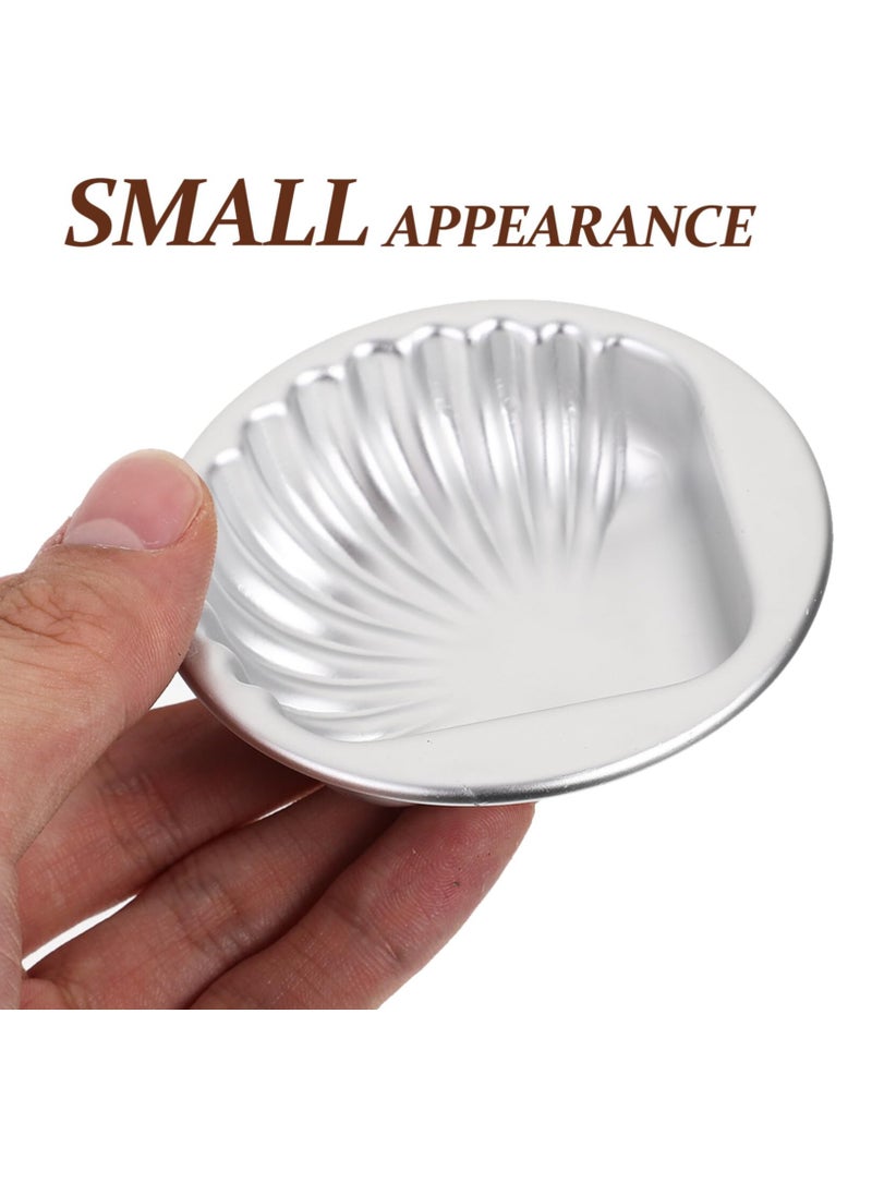 Excefore 5pcs cake mold small tart tins muffin cup small dessert cups metal baking molds egg tart tray tart dish jelly pudding cup egg tart molds aluminum alloy small cake chocolate  - Image 4