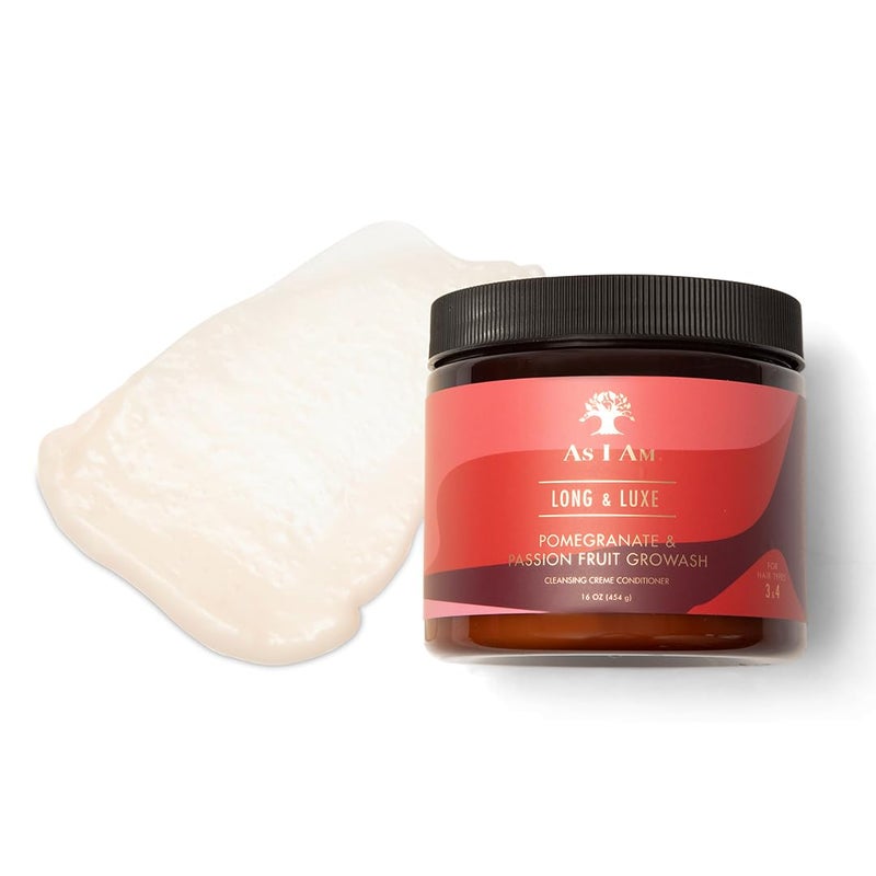 AS I Am Long and Luxe Growash Cleansing Creme Conditioner, 16 Ounce - Image 3