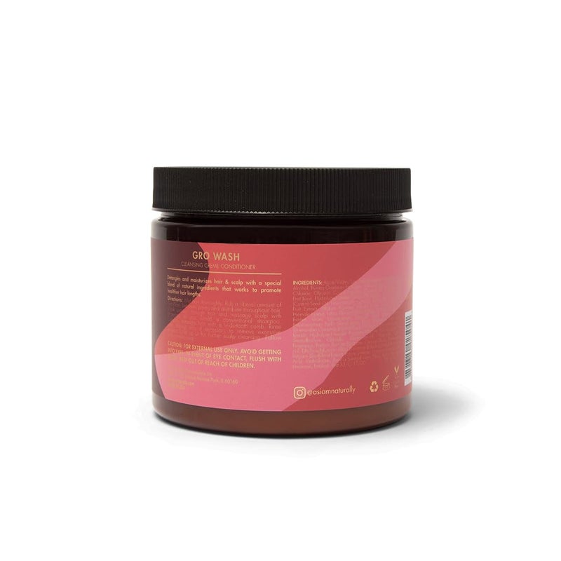 AS I Am Long and Luxe Growash Cleansing Creme Conditioner, 16 Ounce - Image 2