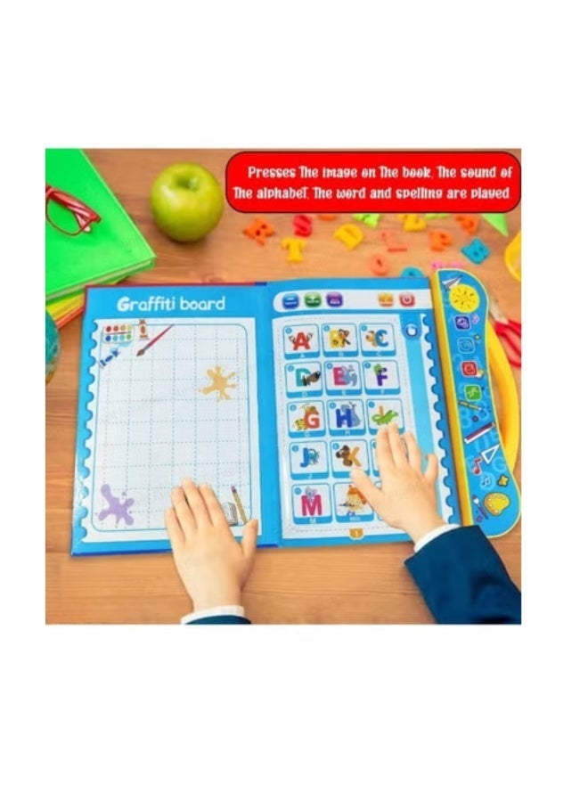 Twisoo Children English Learning Touch Reading Sound Book for Kids, Interactive Audio Electronic E-Book with Touch-Read Technology, Speaking Words, Letters, and Educational Sounds - Image 5