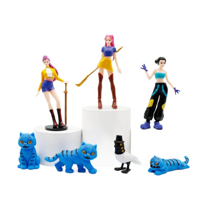 Kpop Demon Hunters PVC Figures Set - Image 1
