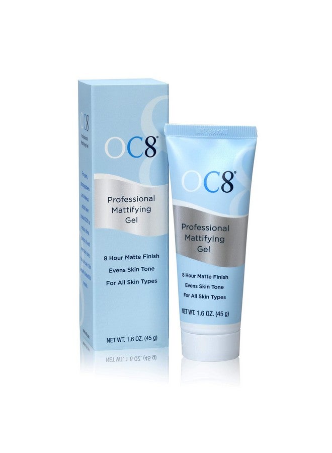 oc 8 OC Eight Professional Professional Anti Shine Mattifying Gel: Oil Control Mattifier Formula for Face - Matte Finishing Gel Controls Oily Skin and Reduces Shine and Redness for Eight Hours - 1.6 Ounces - Image 1