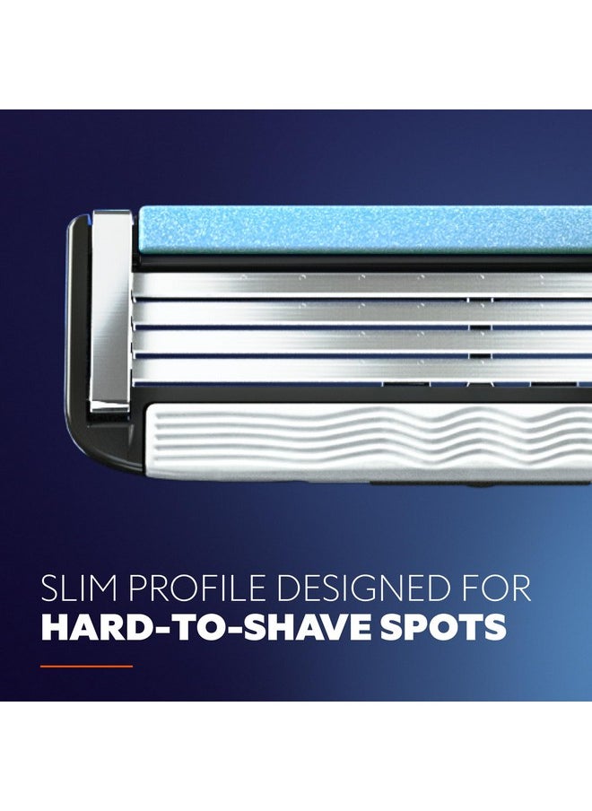 DOLLAR SHAVE CLUB Dollar Shave Club | 4-Blade Club Razor Refill Cartridges,12 Count | Precision Cut Stainless Steel Blades,Great For Longer Hair and Hard to Shave Spots,Optimally Spaced For Easy Rinsing,Silver/Teal  - Image 2