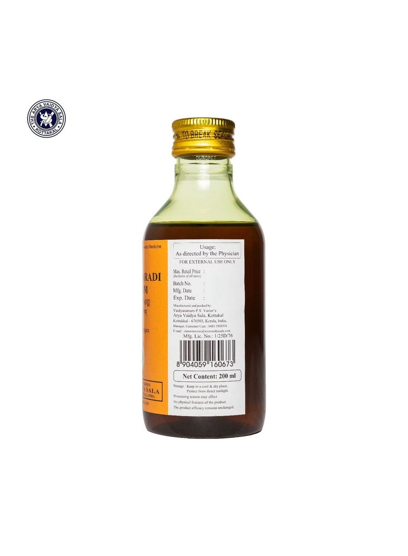 Kottakkal Kottakal Ayurveda Nalpamaradi Tailam 200ml - Image 2