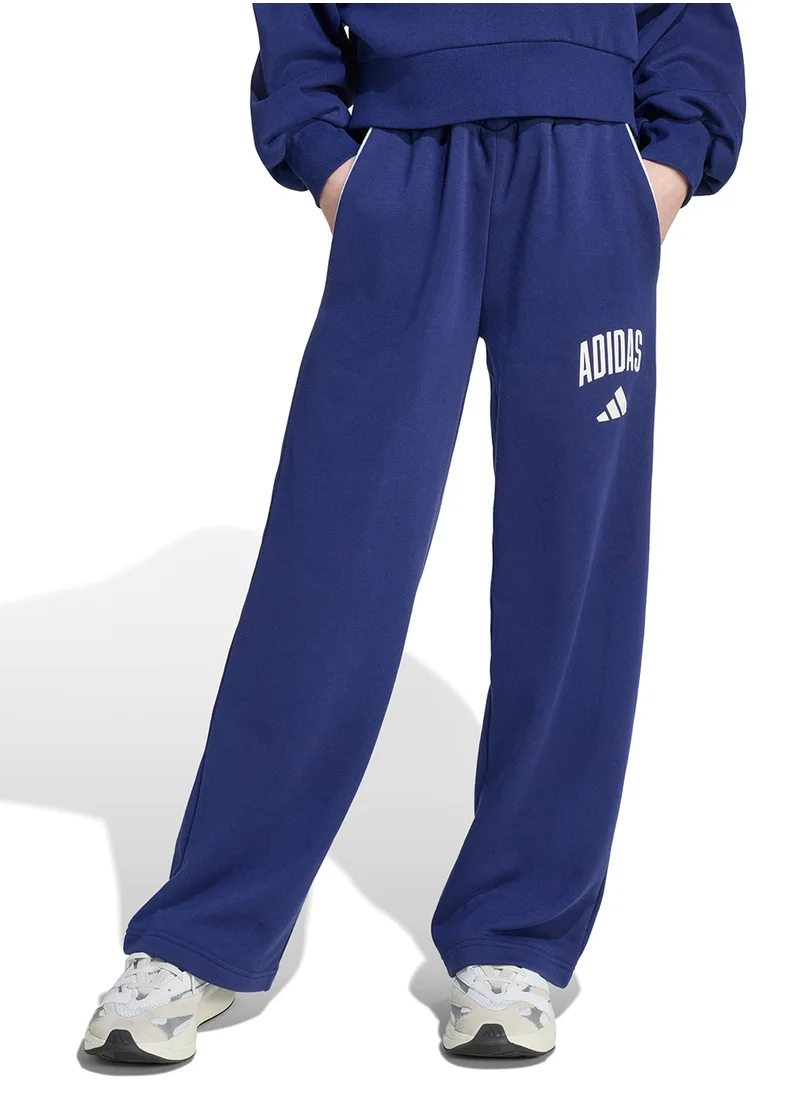 Adidas Youth Seasonal Essential Collegiate Typography Joggers