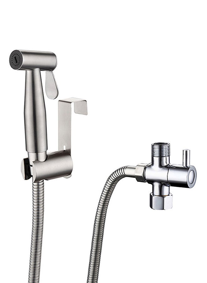 إسكدنيا شطافة على شكل بخاخ تحمل باليد فضي 5.7x5.3x3Ø³Ù†ØªÙŠÙ…ØªØ± - Image 1