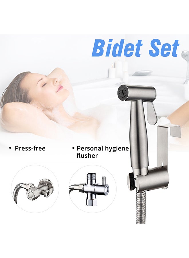 إسكدنيا شطافة على شكل بخاخ تحمل باليد فضي 5.7x5.3x3Ø³Ù†ØªÙŠÙ…ØªØ± - Image 4