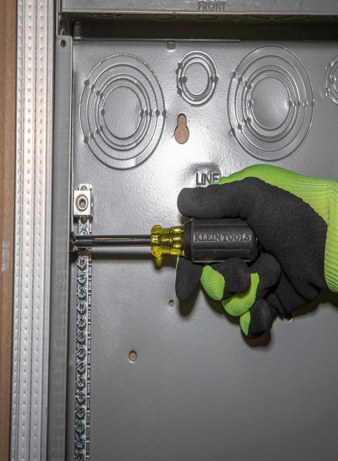 Klein Tools 630-5/16 Nut Driver, Made in USA, 5/16-Inch Tip Nut Driver with 3-Inch Hollow Shaft, Cushion Grip Handle - Image 3