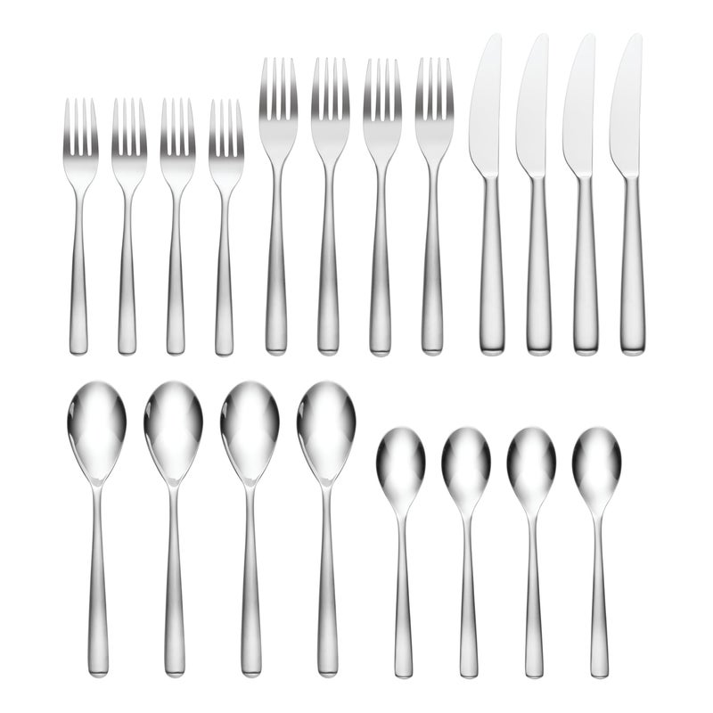 Hampton Forge 725B020Hsn Ella Satin Fade 20Pc Set 18/10