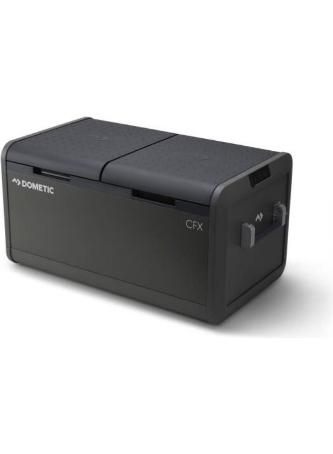 Dometic CFX5 95DZ Performance Dual-Zone Compressor Cooler, 94 Liters Capacity, 46 dB(A) Noise, LED Interior Light, USB Port, Basket, Drain Plug, Dual Zone, Bluetooth, Black | CFX5 95DZ - Image 1