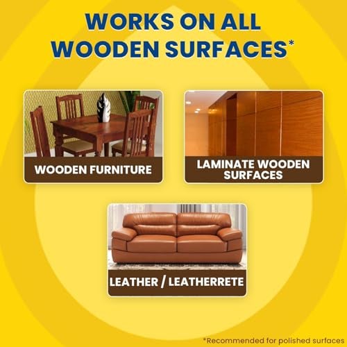 Pledge Wood Polish Spray | Classic | Expert Wood Cleaner & Polish | Long-Lasting Shine for All Wooden Surfaces, Furniture & Laminates | Cleans, Polishes & Protects Against Moisture | 250ml - Image 3