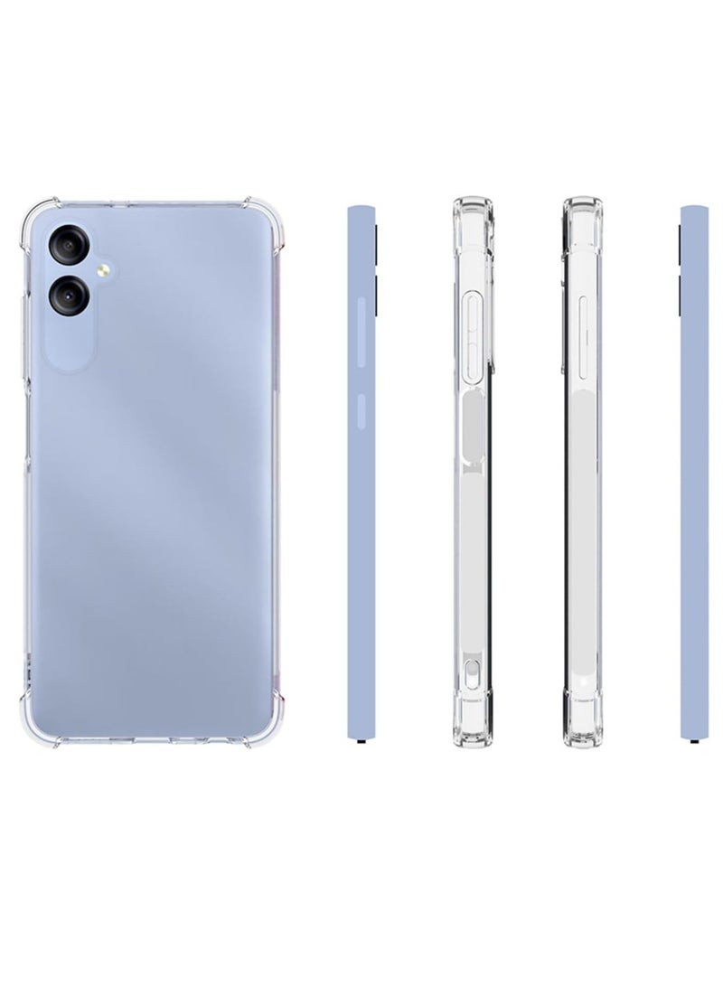 ELTRAZONE Samsung Galaxy A35 5G Case Bundle – Clear TPU Cover with 2 Screen Protectors, Shockproof Reinforced Corners - Image 2