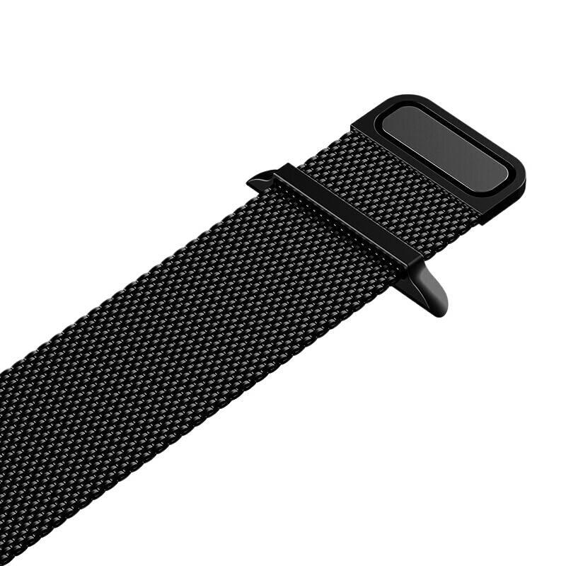QX سوار ساعة ذكية سوار معدني من الستانلس ستيل متوافق مع Apple Watch / SE بملاءمة قابلة للتعديل وحزام بديل بتصميم معدني أنيق باللون Gold قابل للتعديل باللون الذهبي - Image 5