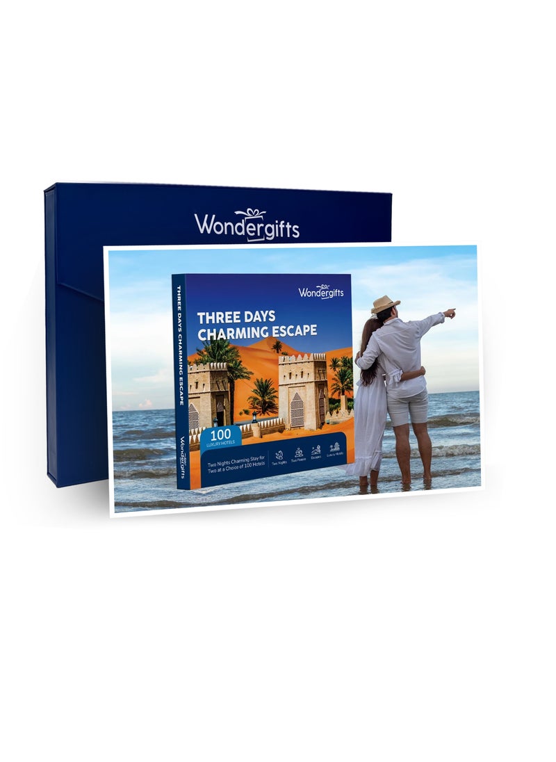 Wondergifts Romantic Three Day Charming Staycations Gift Box - Stay at One of 100 Premier Hotels  - Image 1