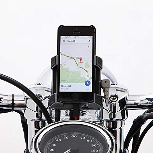 Ciro 50214 Chrome Handlebar Mount for Smartphones and GPS Devices - Image 1