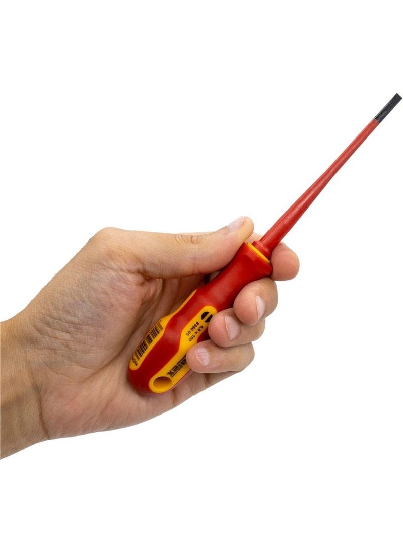 NAREX 834005 Slim Series Electrician Insulated Flat Screwdriver 4.0X100 mm  - Image 5
