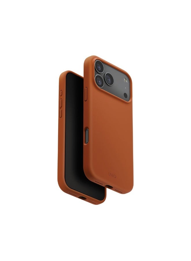 UNIQ iPhone 17 Protective Phone Cover (Sunset Orange) | Slim & Lightweight | Shockproof Protection | Premium Matte Finish | iPhone 17 Pro Max Sunset Orange
