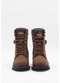HARLEY DAVIDSON Harley-Davidson New Worker Unisex Brown Boots 025G100078-D04-27  - Image 3