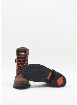 HARLEY DAVIDSON Harley-Davidson New Worker Unisex Brown Boots 025G100078-D04-27  - Image 5