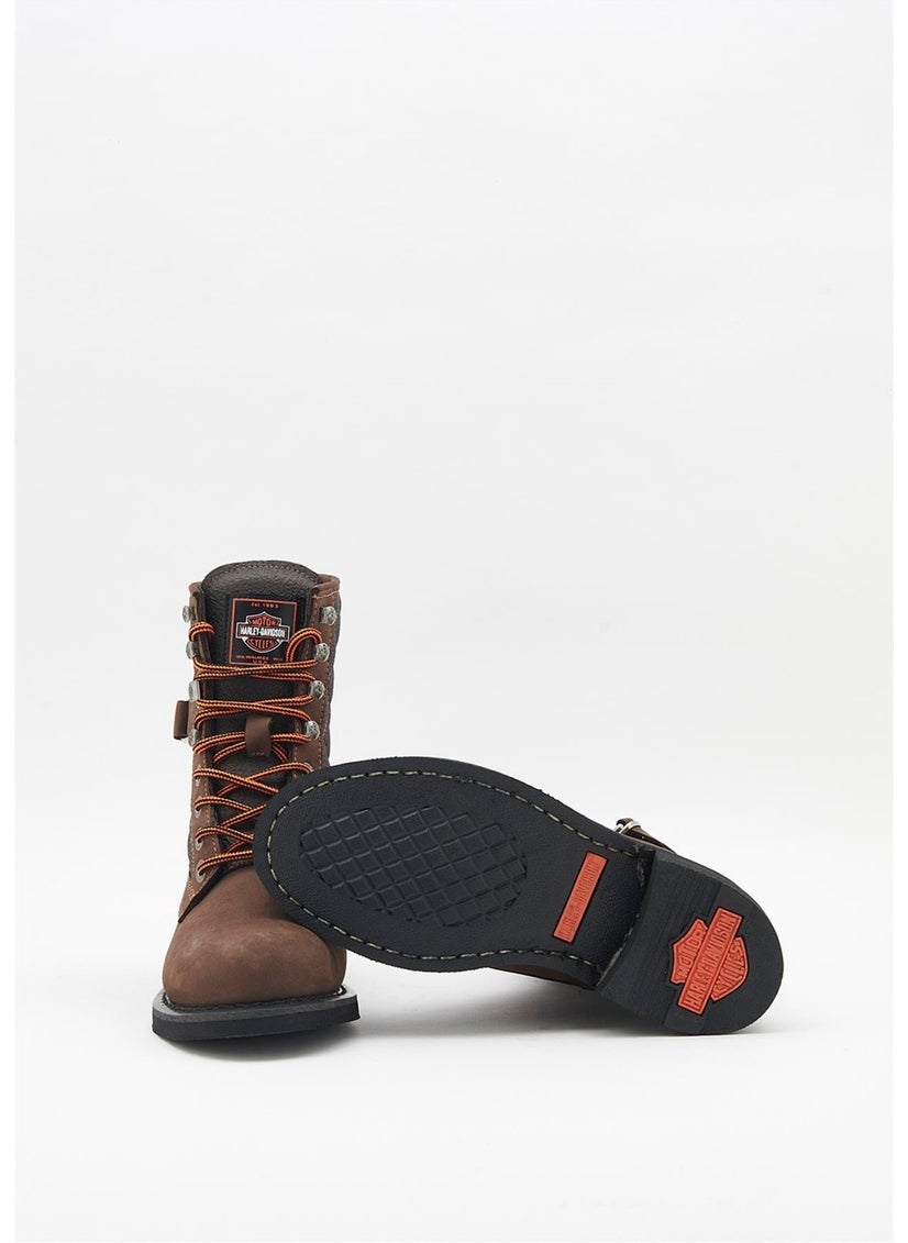 HARLEY DAVIDSON Harley-Davidson New Worker Unisex Brown Boots 025G100078-D04-27  - Image 5