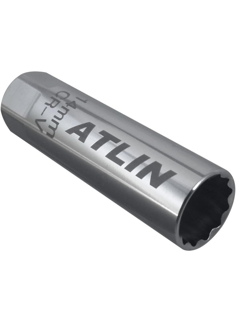 ATLIN 14mm Spark Plug Socket - Thin Wall Spark Plug Socket - Compatible with BMW, MINI, Nissan - Image 1