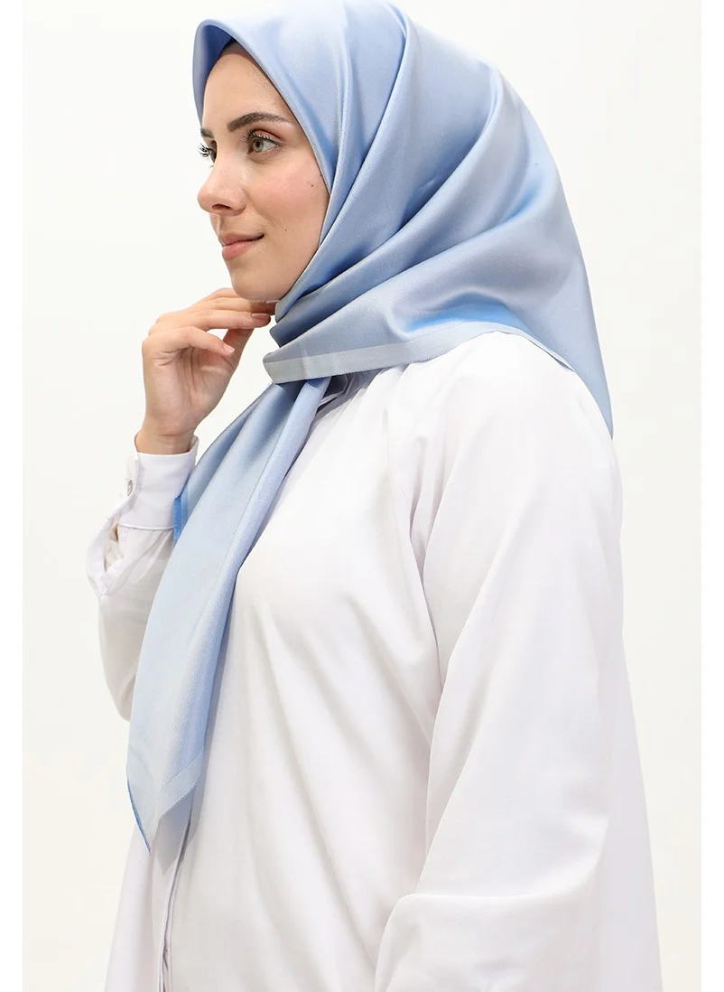 Sefa Merve Plain Scarf 1266-08 Baby Blue