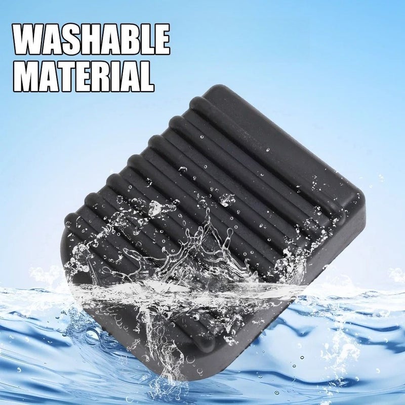 4pcs Universal Motorcycle Foot Peg Pad Side Stand Bracket Footrest Extension Black Anti Slip Base For Scooter - Image 4