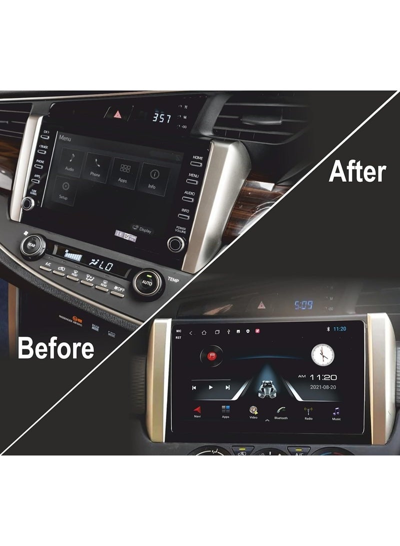 SHEZA STAR Android Car Stereo for Toyota Innova 2015-2022 4GB RAM 64GB ROM Support Carplay, M-Link Wi-Fi BT, Radio GPS, 9 Inch IPS.QLED, Screen with 360D Camera Included - Image 2