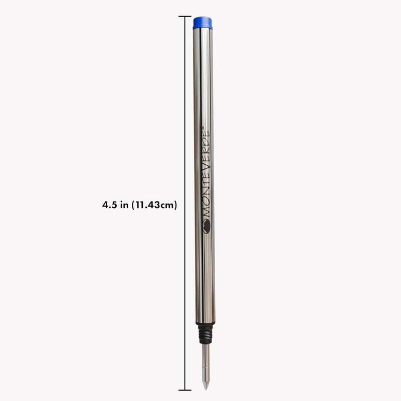 Monteverde USA Rollerball Refill to Fit Montblanc Rollerball Pens - Fine Point, Blue (2 Pack) (M222BU) - Image 2
