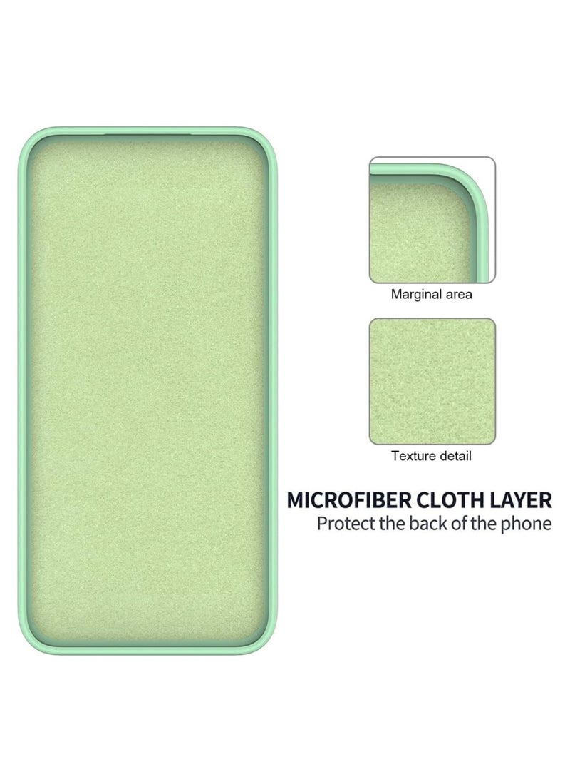 Case Compatible with Motorola Edge 50 Pro, Liquid Silicone Gel TPU Case with Microfiber Cloth Layer, Shockproof Protective Cover for Motorola Edge 50 Pro