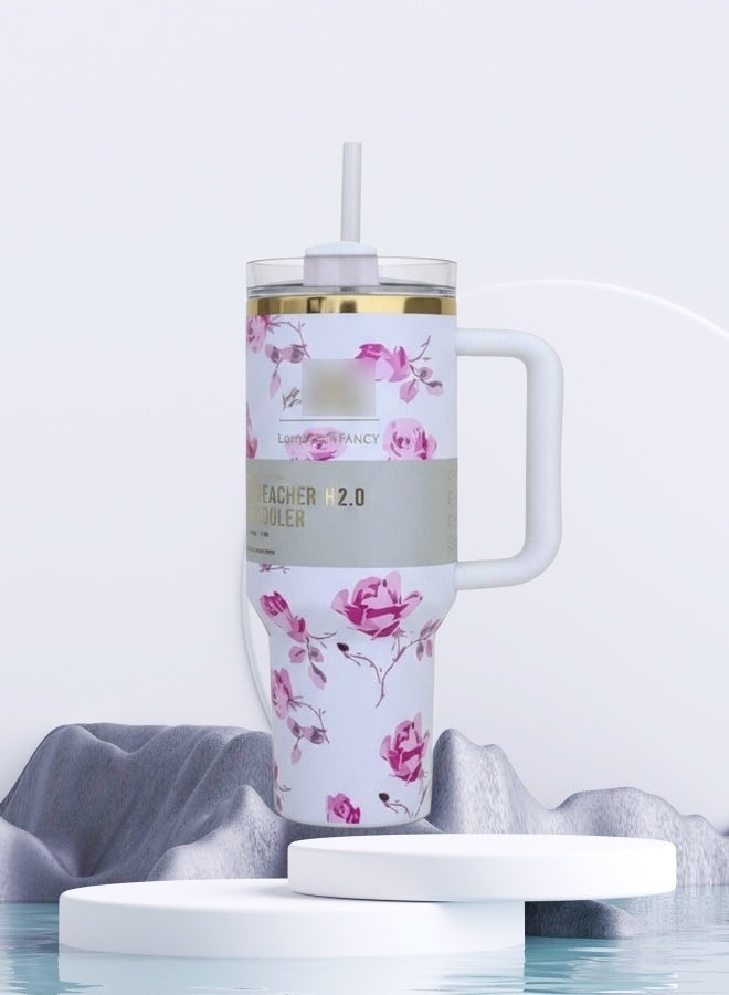 Stanley 40oz Quencher H20 Flowstate Stainless Steel Vacuum Insulated Tumbler with Lid and Straw for Water, Iced Tea or Coffee, Smoothie and More - Image 1