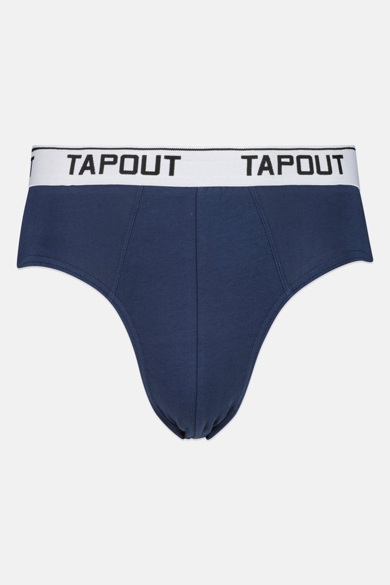 TapouT Men 3 Pieces Brand Logo Briefs, Multicolor - Image 5