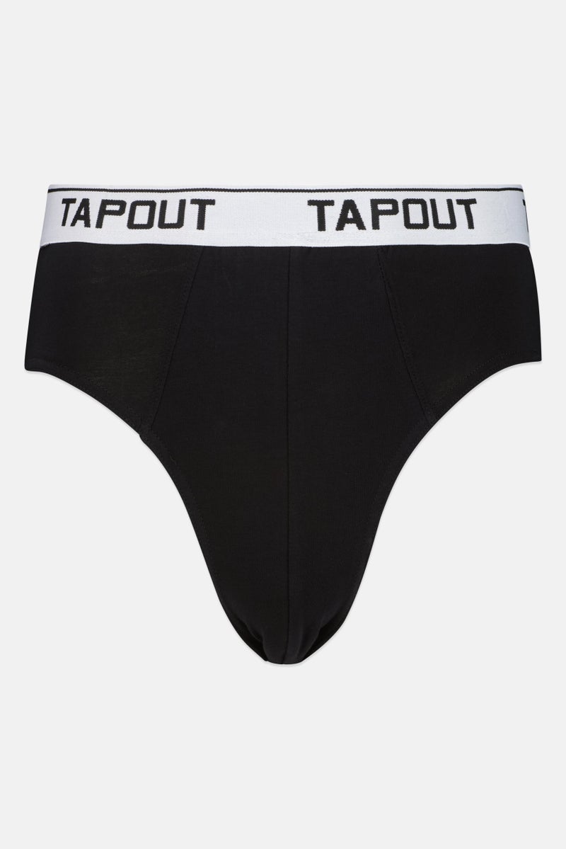 TapouT Men 3 Pieces Brand Logo Briefs, Multicolor - Image 3
