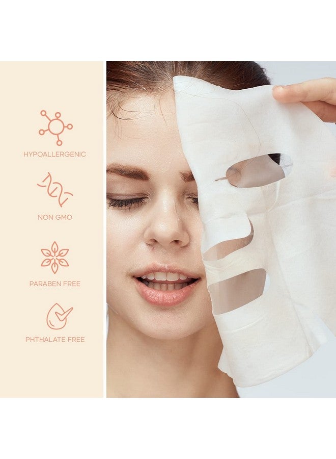 سكين 2.0 قناع الوجه الورقي من الريتينول وفيتامين E يقلل من العيوب وندبات حب الشباب وفرط التصبغ، قناع ورقي مرطب مضاد للشيخوخة، عناية كورية بالبشرة خالية من القسوة لجميع أنواع البشرة، 5 أقنعة - Image 5