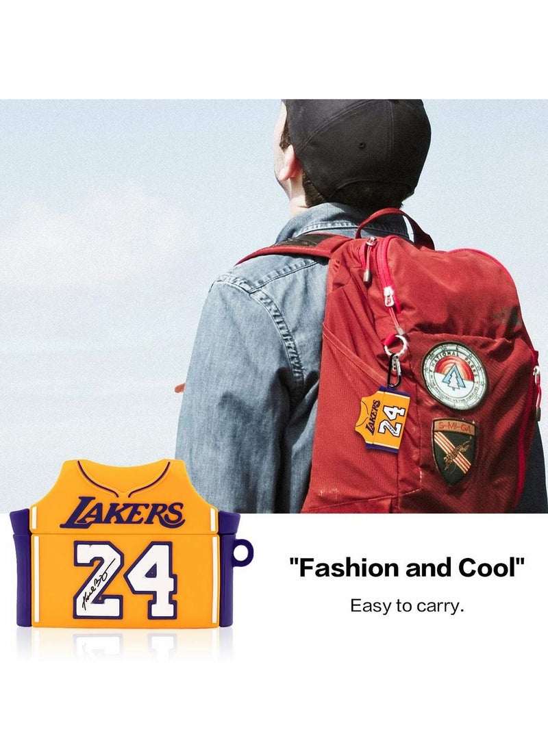 Excefore For Airpods Pro Case, Cute 3D Cartoon Cool Design Silicone Cover Compatible with for Boys Teens Accessories(Yellow) - Image 2