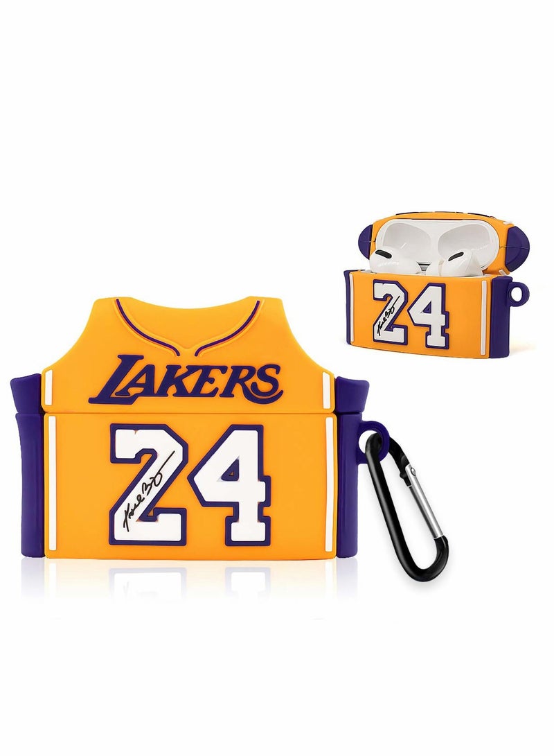 Excefore For Airpods Pro Case, Cute 3D Cartoon Cool Design Silicone Cover Compatible with for Boys Teens Accessories(Yellow) - Image 1