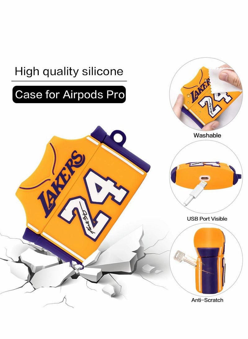 Excefore For Airpods Pro Case, Cute 3D Cartoon Cool Design Silicone Cover Compatible with for Boys Teens Accessories(Yellow) - Image 3