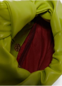 Ginger Ruched Moon Shape Clutch  - Image 5
