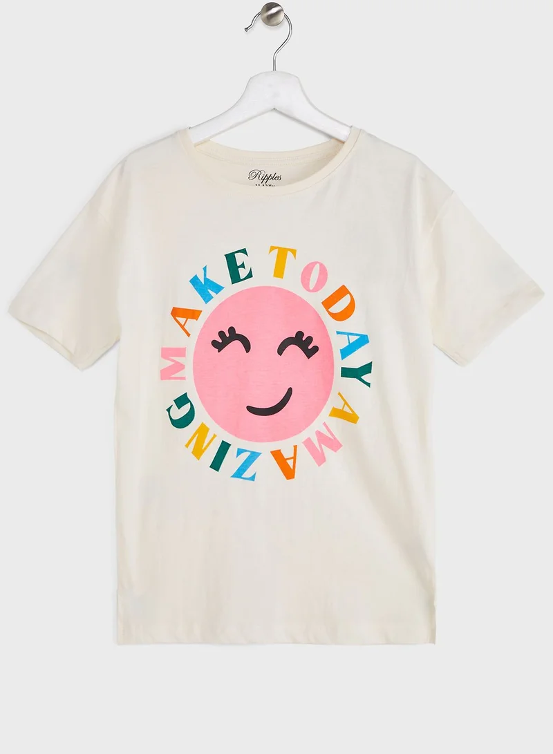 Ripples Girls T-Shirts
