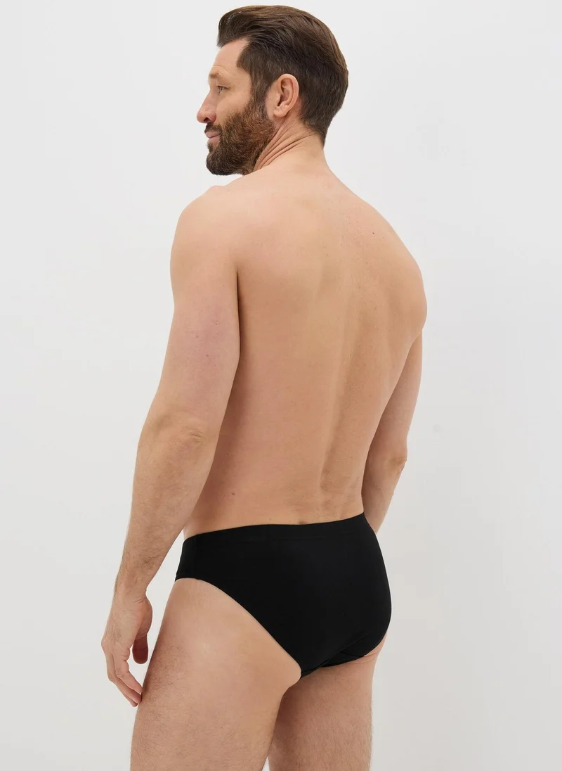 Matalan 5 Pack Black Briefs